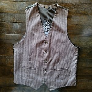 Pin striped vest
